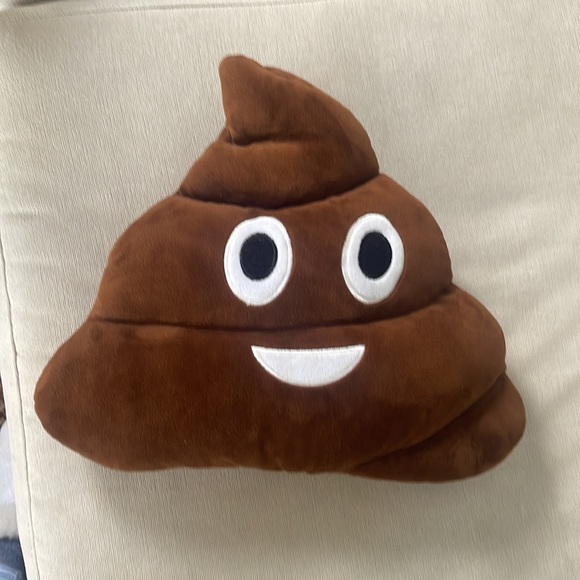 Emoji pillow poop emoji accent pillow - Picture 2 of 4